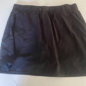 Black active Wear Skort